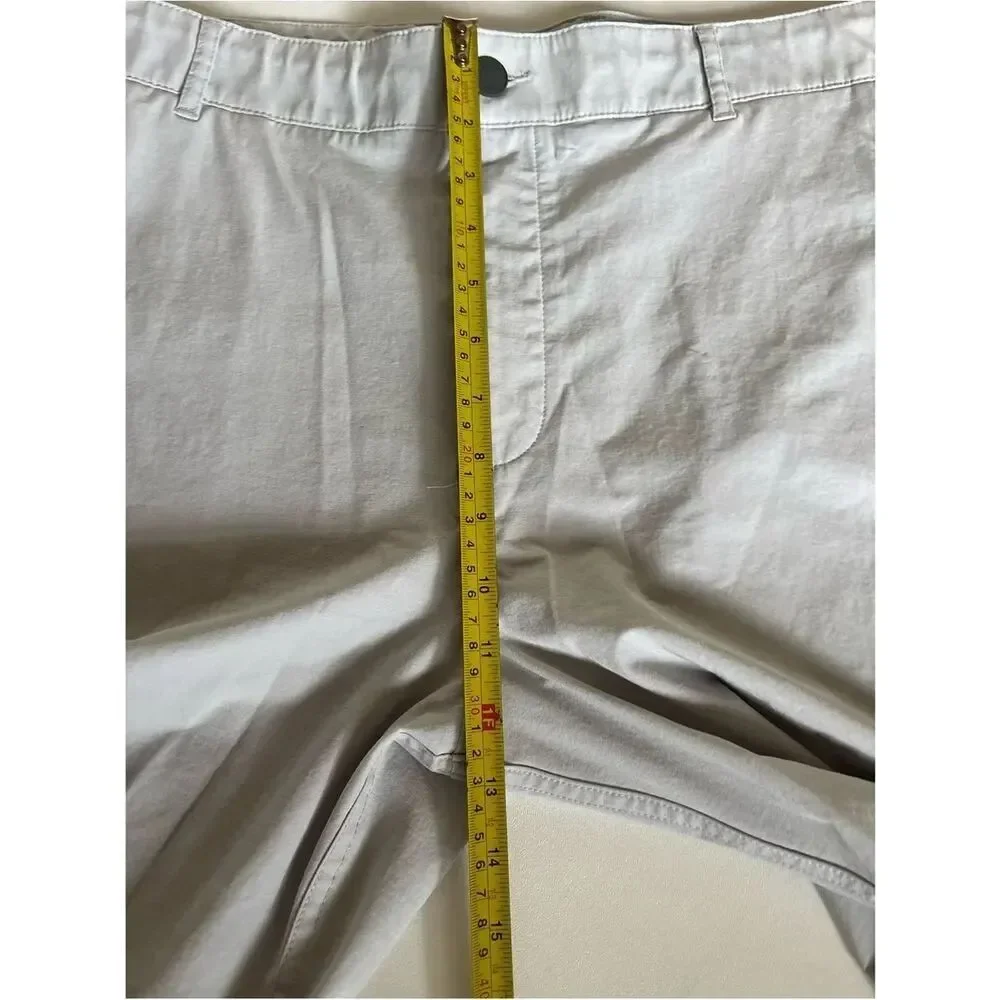FAHERTY All Day Shorts 9” in Ice Gray Size 38